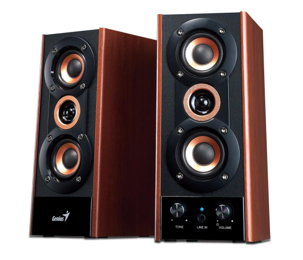 Genius Głośniki 2.0 SP-HF800A 20W wooden - 1435162 - zdjęcie 3
